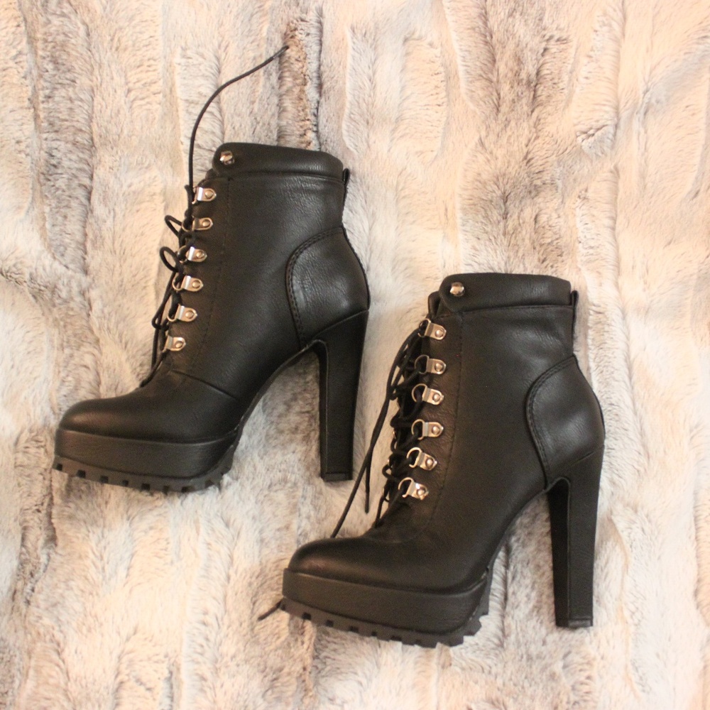 Nafise Slouchy Buckled Booties